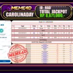 Bukti Jp MEME4D Togel Online 06 Maret 2025