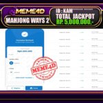 Bukti Jp MEME4D Slot Online 15 Maret 2025