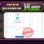 Bukti Jp MEME4D Slot Online 07 Maret 2025