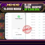 Bukti Jp MEME4D Slot Online 03 Maret 2025