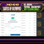 Bukti Jp MEME4D Slot Online 02 Maret 2025