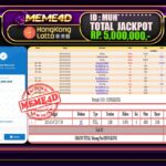 Bukti Jp MEME4D Togel Online 09 Maret 2025