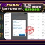 Bukti Jp MEME4D Slot Online 13 Maret 2025