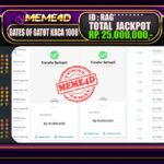 Bukti Jp MEME4D Slot Online 04 Maret 2025