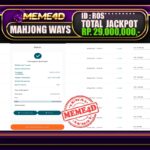 Bukti Jp MEME4D Slot Online 09 Maret 2025