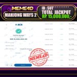 Bukti Jp MEME4D Slot Online 11 Maret 2025